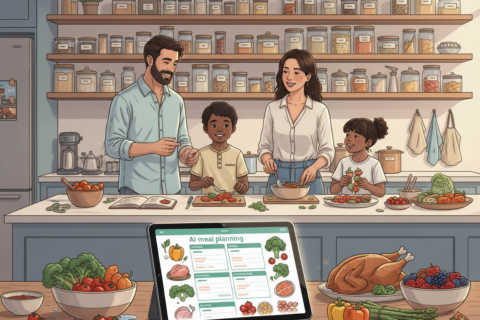 AI meal planning waste
